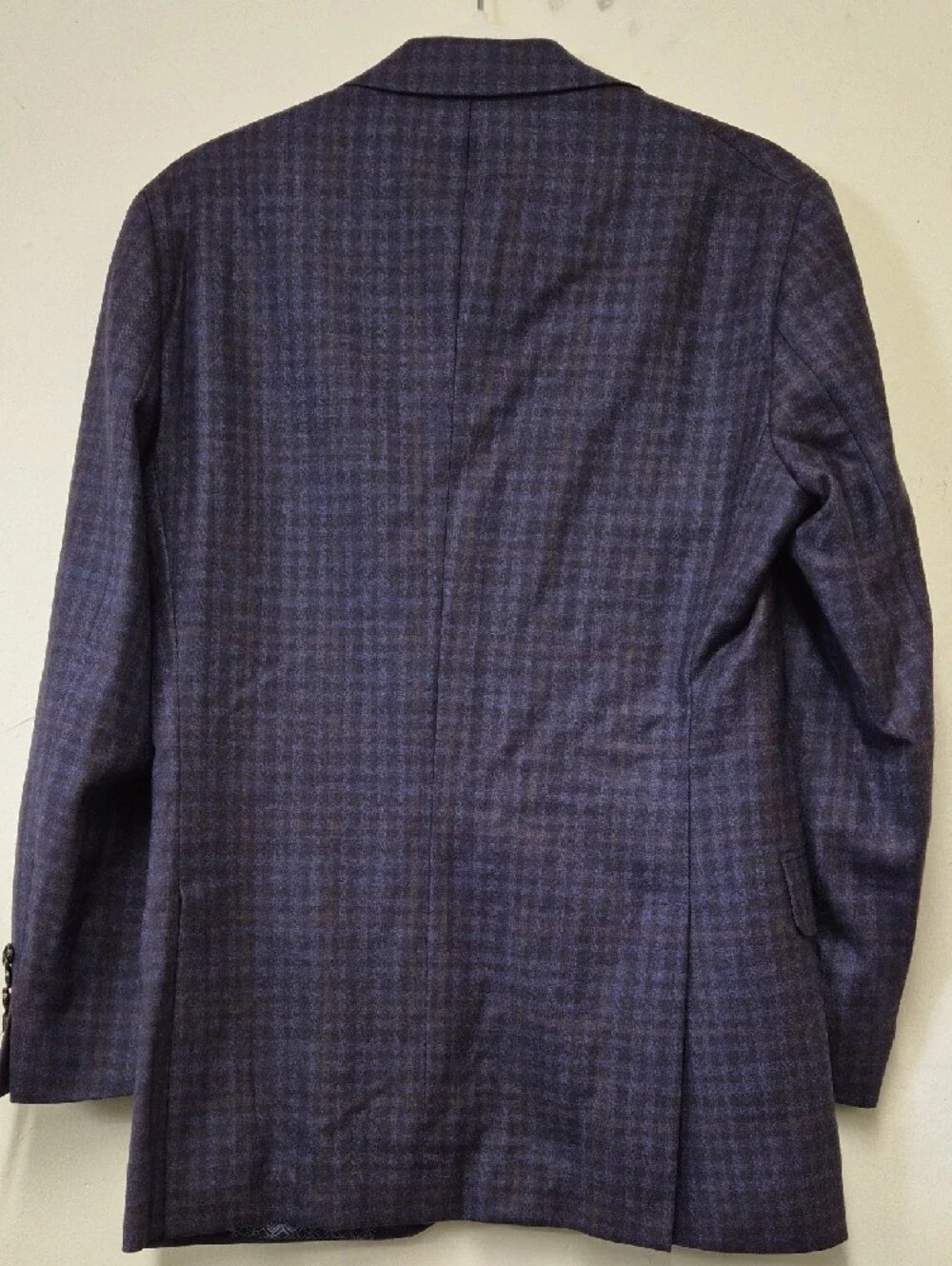Ted Baker London Blue Checks Two-Button Sport Coat Size 46 R